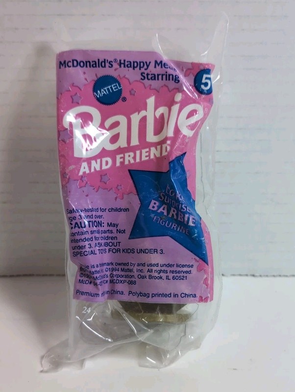 McDonald's Happy Meal Toy Barbie and Friends Locket Surprise Barbie No. 5 - 1994