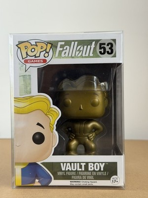 Funko Pop! Vinyl: Fallout - Vault Boy Gold #53 GameStop Exclusive Vaulted 2016