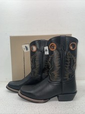 New Youth Black Smoky Mountain Cowboy Boots. 3242 Y 3.5 3 1/2. 22-65