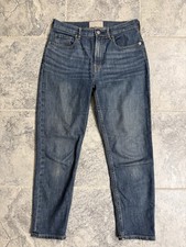 Everlane The Curvy Cheeky Jean Straight Leg Crop High Rise Size 27 Medium Wash