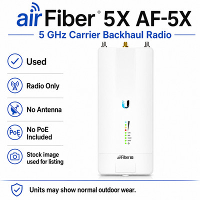Ubiquiti Networks AirFiber AF-5X 5 GHz U.S. backhaul radio