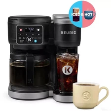 K-Duo Hot &Iced Single Serve & Carafe Coffee Maker, MultiStream Technology -Gen2