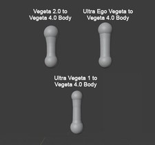 Dangerous Pride Vegeta Conversion Pegs - READ DESCRIPTION 