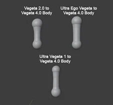 Dangerous Pride Vegeta Conversion Pegs - READ DESCRIPTION!