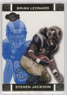 2007 Topps Co-Signers Blue Changing Faces Gold /349 Steven Jackson Rookie RC 7m3