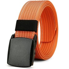 Belt for Men, Web Belt with YKK Plastic Buckle Durable Breathable Strap for W...