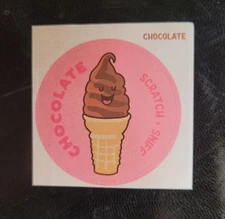 Scratch & Sniff Sticker Penny Paper Co Chocolate scent