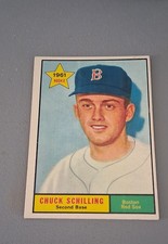 1961 Topps - Chuck Schilling #499 (RC) Baseball Card 
