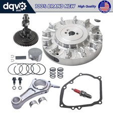 Aluminium Flywheel  Billet Rod Piston Combo FOR 212CC PREDATOR HEMI Spring