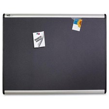 Quartet Magnetic Fabric Bulletin Board - 24" Height X 36" Width - Fabric Surface
