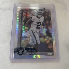 2025 Topps Chrome Ashton Jeanty Rookie Pulsar  #322 Las Vegas Raiders NFL