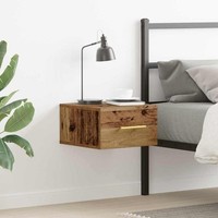 Nachttisch 35 X 35 X 20 Cm Holzwerkstoff Altholz