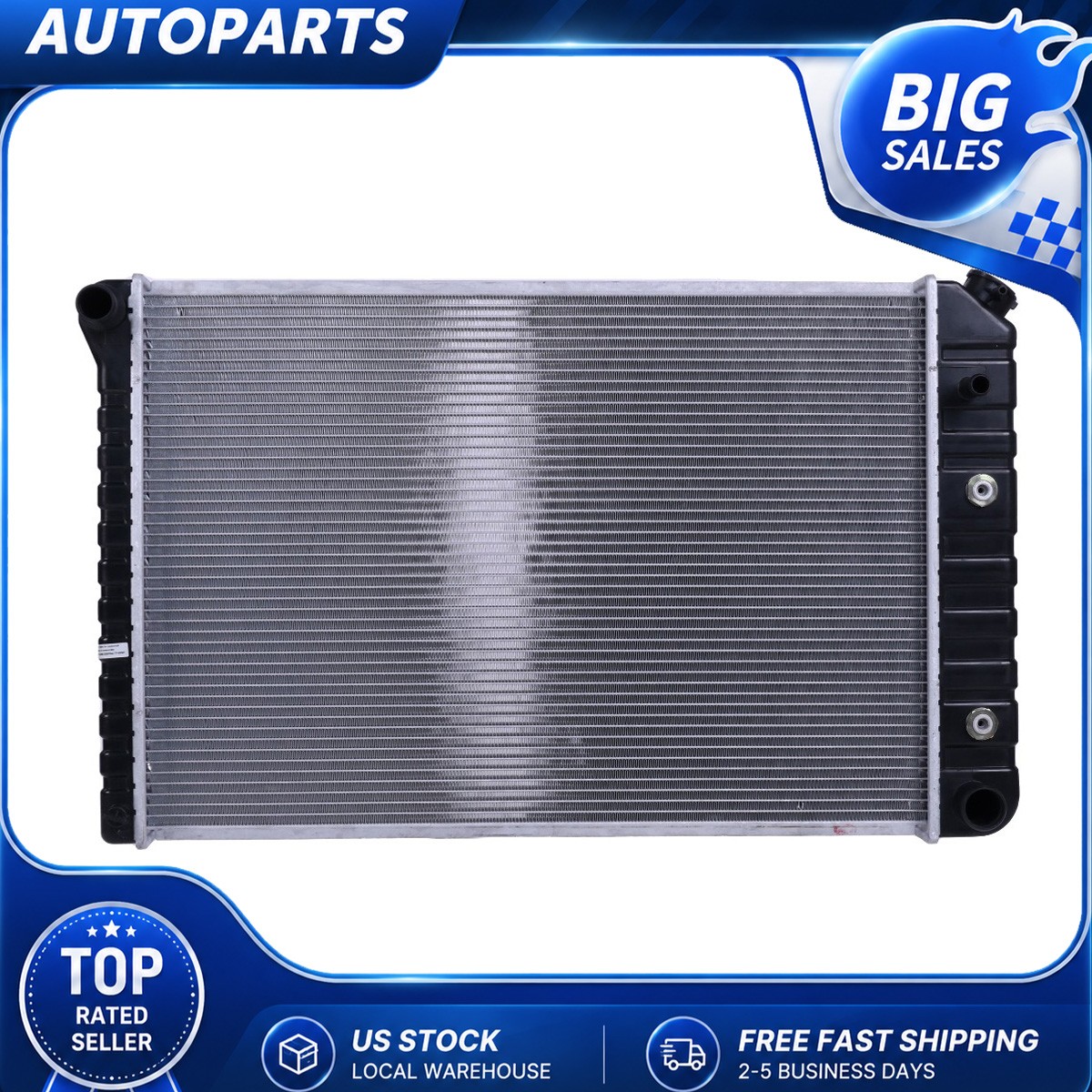 CU729 Radiator for Chevrolet/GMC C10 C20 C30 K10 K20 K30 Pickup Suburban 5.0L
