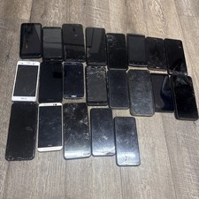 22 Smartphone Lot Samsung LG Motorola Android Phones FOR PARTS REPAIR BULK