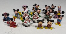Vintage Disney Mickey Mouse PVC Figures Lot Of 17