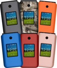 Grid Textured Hard Case Slim Cover for AT T Cingular Flex 2 Phone Debut Flex 
