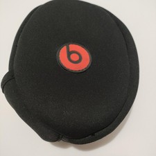Beats By Dre Headphones Soft Carrying Case Black Red Logo Powerbeats