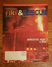 Fire & Rescue Magazine, 1999 Worcester Storage Fire, Angel in the Flames Cover