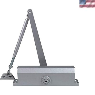 Compact 430P Aluminum Door Closer - Easy Screw-In Installation, Ideal for Homes