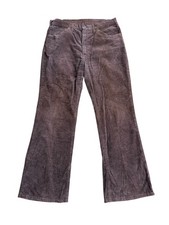 Vintage 1970s Sears Brown Corduroy Flare Pants