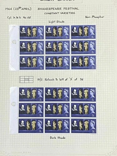 SPECIALISED COLLECTION OF MINT PRE-DECIMAL COMMEMORATIVE VARIETIES