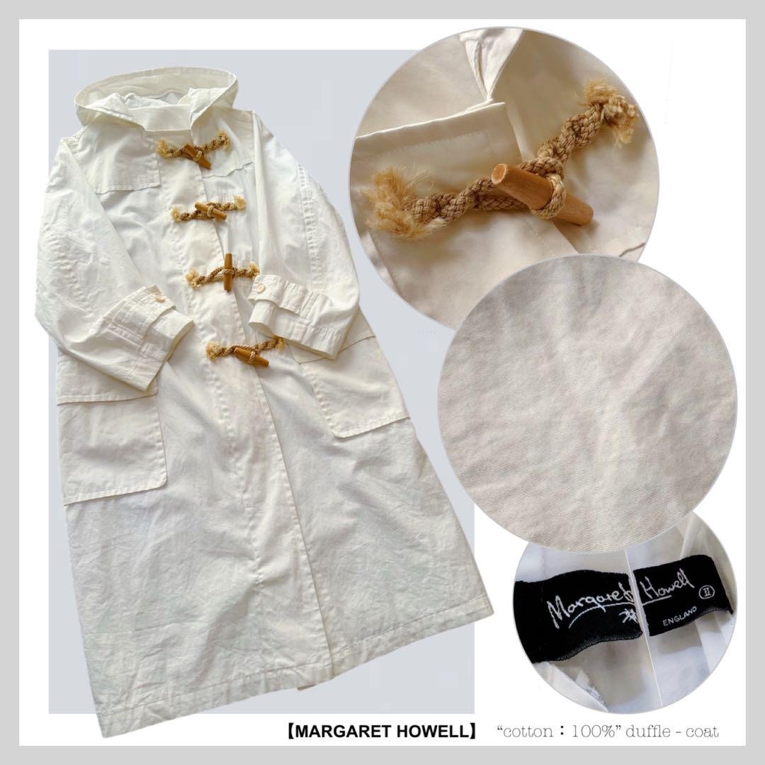 Margaret Howell 100% cotton urethane-coated duffle coat Japanese import RA  