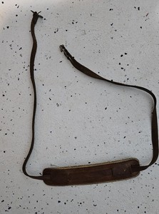 Vintage Leather Guitar Or Banjo Strap