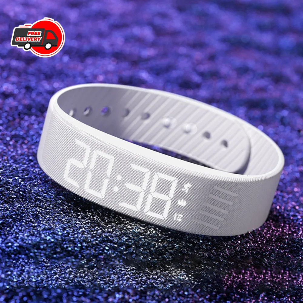Bracelet Watch Pedometer Waterproof Silent Wake Up