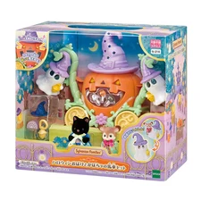 Sylvanian Families Calico Critters  "Halloween Ghost & Pumpkin Carriage Set"