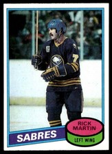 1980-81 Topps Rick Martin Buffalo Sabres #51