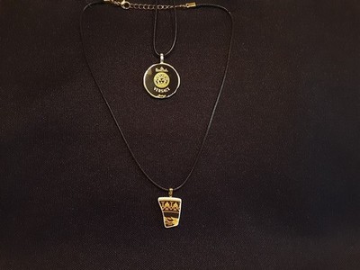 Halskette Einzelstück aus Porzellan-Scherbe von Versace handgefertigt