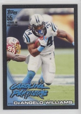 2010 Topps Black 25/55 DeAngelo Williams #394 0n51