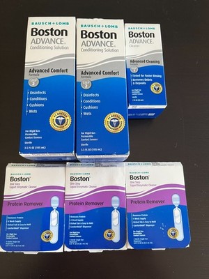 Boston Advance conditioning solution (2) and cleaner + 3 enzyme removers