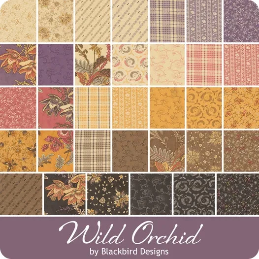 Moda - Wild Orchid 9 x 22 Cuts by Blackbird Designs - Image 2 of 2