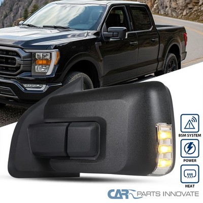 Left Driver Side Mirror Fits 2021-2025 Ford F150 Power Adjust Heated Blind Spot