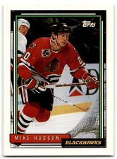 1992-93 Topps Gold Mike Hudson Chicago Blackhawks #172