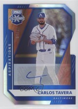 2021 Panini Elite Extra Edition 64/82 Carlos Tavera #137 Auto 00jz