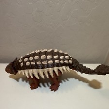 Ankylosaurus Dinosaur Toy Figure Brown White w/ Tag, MPN 8801051