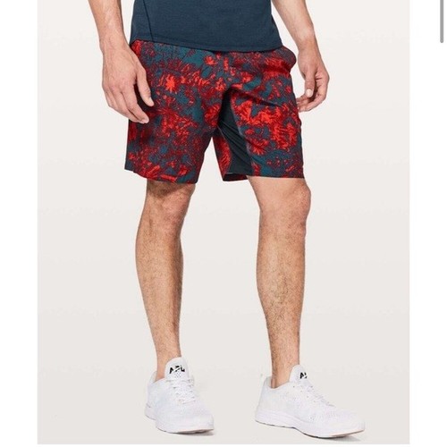 Lululemon Men’s Canopy Hot Heat Mach Blue THE Linerless 9" Shorts Size M