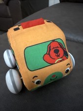 Melissa Doug K's Kids Pullback Soft Cloth Taxi Car