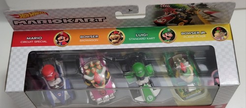 Hot Wheels Mario Kart 4er Pack Mario Bowser Luigi Bowser Jr Neu in OVP - Bild 4 von 5