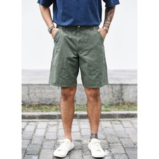 Men's Summer Cargo Shorts Distress Canvas Casual Shorts Regular Fit