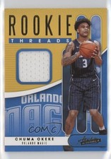 2019 Panini Absolute Memorabilia Rookie Threads Level 1 Chuma Okeke #RT-CHO 8f4