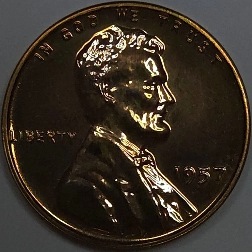 1957 Proof Lincoln Wheat Cent (Lot#1)
