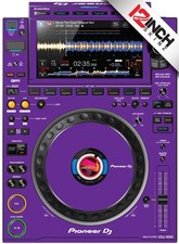 AlphaTheta CDJ-3000X Skinz  pair - purple