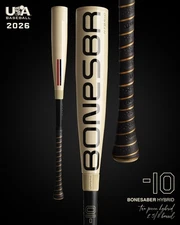 Warstic 2026 Bonesaber Hybrid USA Metal Baseball Bat -10 (All Sizes) NEW! ✨