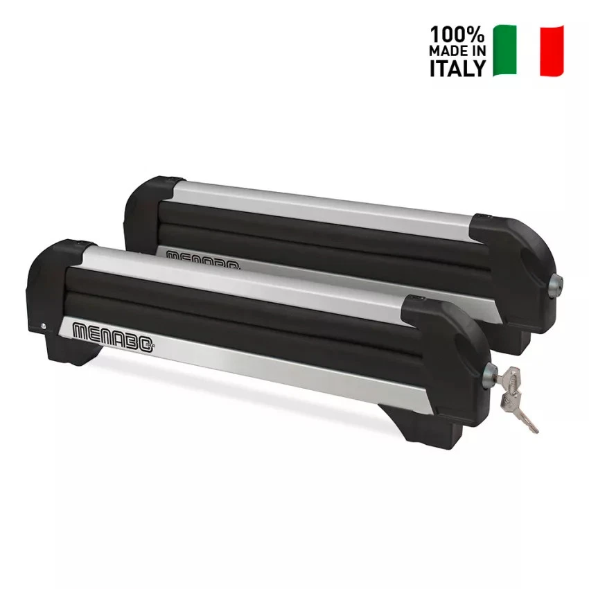 Portasci e snowboard per auto da barre universale Menabò Iceberg - Immagine 3 di 4