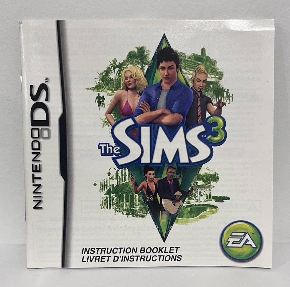 The Sims 3 (Nintendo DS, 2010) CIB Complete With Box And Manual - Image 3 of 4