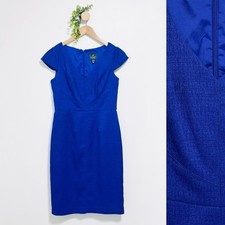 Adrianna Papell Cobalt Blue Cocktail Career Mini Dress Size US 4