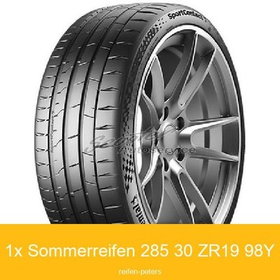 1x 285/30 R19 98Y Sommerreifen Continental SportContact 7 EVc MFS XL | 96447